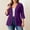 Dark Blue, variant on Vrorvz Plus Size Cardigan for Womens 3/4 Sleeve Open Front Cardigans Lightweight Breathable Jacket Vacation Beach Top