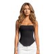 thumbnail image 1 of Tops de tubo lisos para mujer, ajustados, con lazo en la espalda, sin hombros, sin mangas, estilo urbano de verano y a la moda., 1 of 7
