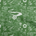 thumbnail image 1 of oneOone Georgette Viscose Green Fabric Asian Japanese Pattern Diy Clothing Quilting Fabric Print Fabric By Yard 42 Inch Wide, 1 of 5