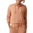 thumbnail image 3 of Bass Outdoor Womens Hibernate Half Zip Hoodie Top Peat M, 3 of 3