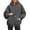 Grey, variant on Womens Hoodies Oversized Sweatshirt Cozy Sweaters Basic Pullover Shirts Large Kangaroo Pocket Casua Fall Outfits