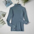 thumbnail image 2 of Pull Col Roulé Femme Base Intérieure Automne et Hiver Manches Longues Chaud Ajusté Couleur Unie Pull Ajusté, 2 of 5