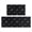 Game Controller Black Pattern, variant on Game Controller Black Pattern Anti Fatigue Kitchen Rugs Set Of 2, Non Slip Washable Decorative Floor Mats for Kitchen Sink Laundry, 17"x30" and 17"x47"