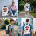 thumbnail image 2 of ZUXONGSY Highland Cow Daisy Flower Print Fashion Backpack for School Girls and with Lunch Box 4 in 1 Set Kids Bookbag Lightweight School Bag Set Back Pack Back to School Gifts, 2 of 5