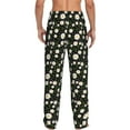 thumbnail image 6 of Cauagu Daisy Mens Pajama Pants Sleep & Lounge Pants,PJ Bottoms with Pockets-X-Large, 6 of 7