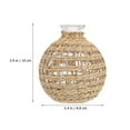 thumbnail image 4 of 1Pc Hand-woven Glass Aroma Bottle Natural Home Vase Adornment Light Brown, 4 of 8