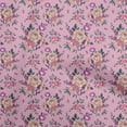 thumbnail image 1 of oneOone Cotton Poplin Light Pink Fabric Florals Diy Clothing Quilting Fabric Print Fabric By Yard 56 Inch Wide, 1 of 4