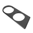 thumbnail image 1 of Front Cup Holder Trim, Carbon Fiber Style Cup Holder Cover Simple Installation  For Car Accessory, 1 of 8
