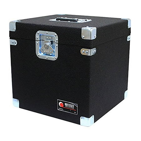 Odyssey Gear Carpeted Pro DJ Case for 100 12-Inch LP Vinyl Records | CLP100P