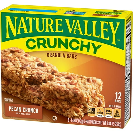 Pack of 2 - Nature Valley Crunchy Granola Bars, Pecan Crunch, 6 Count