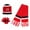 Red, variant on Heat Trendz Boy's One Size Fits Most Sport Soccer Hat Gloves and Scarf Winter Set
