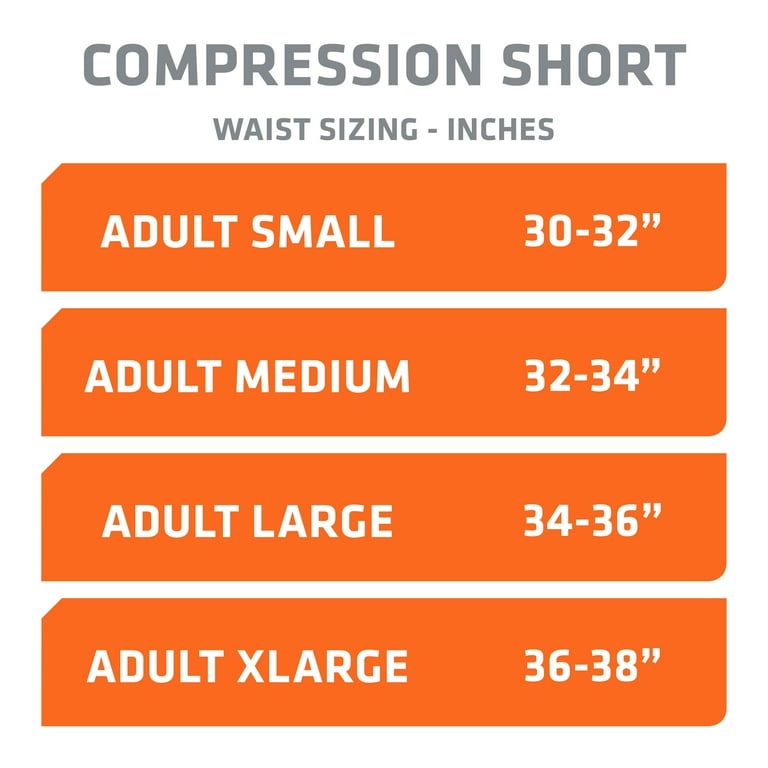 Shock Doctor Sport Compression Short with Pocket, White, Adult XL