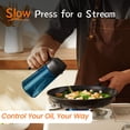 thumbnail image 4 of TrendPlain 16oz Glass Olive Oil Dispenser Bottle for Kitchen Gadgets Olive Oil Sprayer for Cooking with Stickers Black, 4 of 7