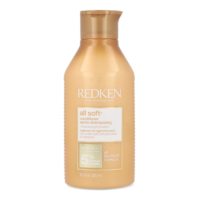 Acondicionador Redken All Soft 10.1 oz Suavizante E Hidratante Aceite De Argán