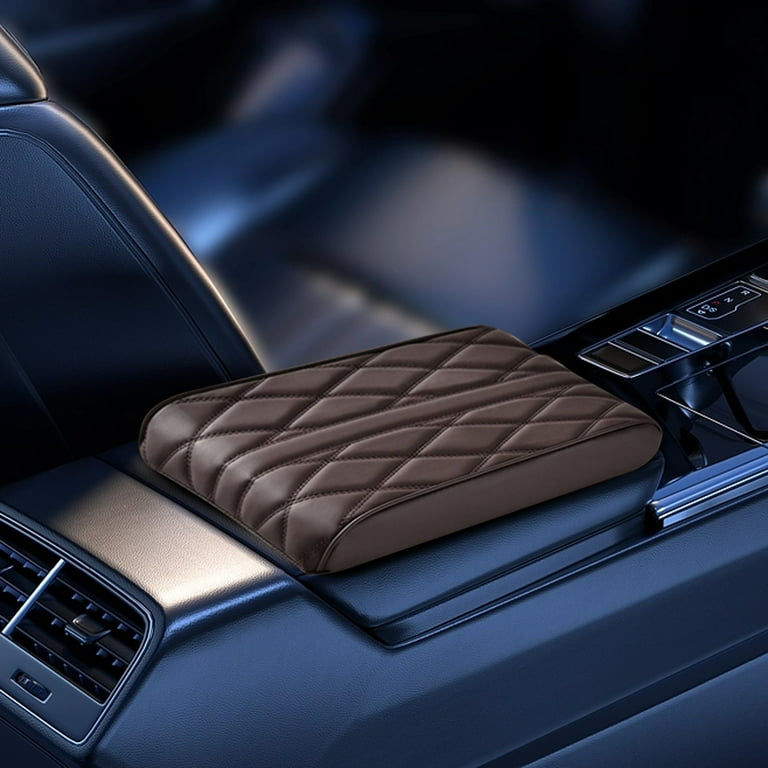 SANSHAOS Center Console Cover Arm Rest Cover Leather Car Armrest Seat Storage Box Pad With Pocket And Tissue Box For Lexus UX 1 (I) I 2019-2024,E