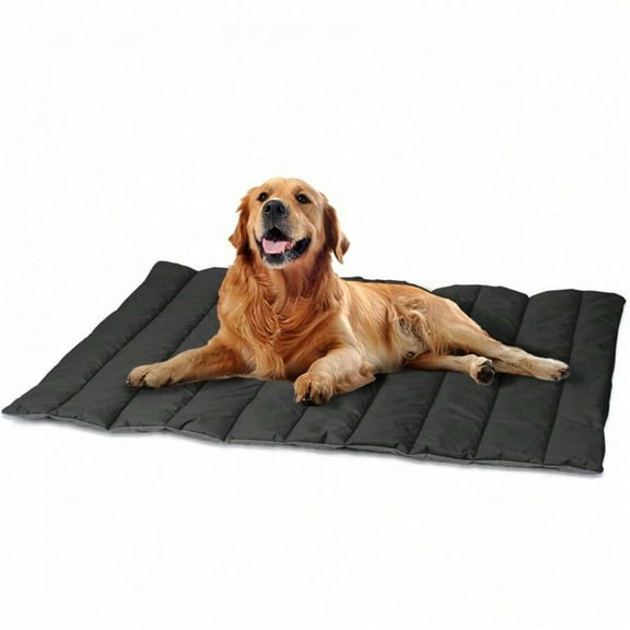 Foldable Outdoor Dog Bed, Waterproof Machine Washable Portable, Camping Travel Pet Mat for Small, Medium & Large Dogs