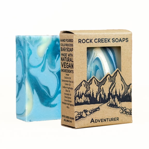Rock Creek Soaps - Vegan Bar Soap - Adventurer