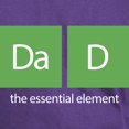 thumbnail image 3 of CafePress - Dad The Essential Element Dark T Shirt - Men's Classic Graphic Cotton T-Shirt, 3 of 4