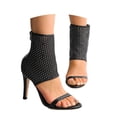 thumbnail image 3 of MKLEKYY Sandalias de Verano para Mujer, Con Punta Abierta, de Malla y Cremallera Trasera, Cómodas y Con Temperamento, 3 of 5
