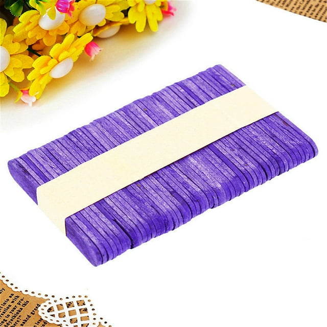 DIY Early Education Material Wood Color Ice Cream Stick Ice Cream Stick