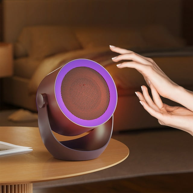 PEONAVET P Lastic Heater Winter Desktop Heater Small Fast Heating Home Office Foot Warmer Energy-saving Portable Desktop Fan Heater