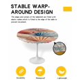 thumbnail image 2 of nqOlkjepod Coastal Round Tablecloth, Fitted Table Cover with Elastic for 55"-60" Round Tables, Summer Beach Nautical Shell Starfish Table Cloth Outdoor Indoor Dinning Party Waterproof Tablecloths, 2 of 6
