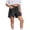 Black, variant on Girls' High Waist Denim Shorts Frayed Distressed Casual Shorts with Raw Hem