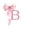 White Pink B, variant on Feelyou Pink Bow Letter K Bed Sheets for Girls, Dreamy Princess Style King Sheets, 4pcs