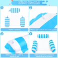 thumbnail image 4 of 2 Juegos de Hamaca de Agua, 4 En 1 Inflables Hamaca de Agua con Bomba de Aire, Colchoneta Inflable Plegable para Piscina, Hamaca Flotante para Alberca, 4 of 4