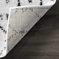 thumbnail image 6 of nuLOOM Moroccan Blythe Area Rug, 3' x 5', White and Black, 6 of 15