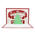 thumbnail image 1 of Tarjetas de Navidad emergentes 3D Tarjetas de felicitación navideñas con sobre MABOTO Tarjetas de felicitacion, 1 of 7