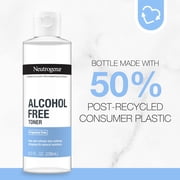 Neutrogena Alcohol-Free Daily Facial Toner, Skin Care for Face, Fragrance-Free, 8 oz