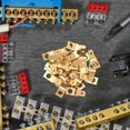 thumbnail image 2 of Adaptador de Desconexión Sin Soldadura Sin Aislamiento, Pestaña Macho de 1/4 de Pulgada, Conector de Desconexión Rápida, Kit de Terminales Eléctricos 25 Piezas, 2 of 5