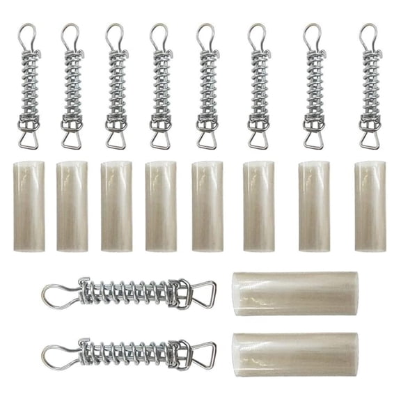 8" Swimming Pool Cover Stainless Steel Spring- 10 Pack for Winter Safety Pool Covers