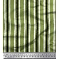 thumbnail image 1 of Soimoi Viscose Chiffon Fabric Stripe Block Print Fabric by The Yard 42 Inch Wide, 1 of 1
