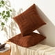 thumbnail image 5 of Juego de 2 fundas de almohada Topfinel, pana, terracota, 65 x 65 cm, 5 of 7