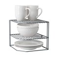 thumbnail image 2 of Kitchen Details 24127-GREY Corner Shelf Organizer, Grey, 2 of 6