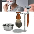 thumbnail image 4 of Shaving Kit, Shaving Brush  Professional Sturdy  For Hair Salon For Home, 4 of 8