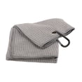 thumbnail image 4 of Microfiber Golf Towel Waffle Pattern Fitness Sweat Absorption Towels with Carabiner Clip for Exercise Sports, 4 of 7
