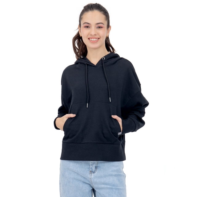 SUDADERA PARA MUJER QUARRY CON BOLSA CANGURO Y CAPUCHA