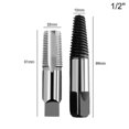 thumbnail image 3 of Grifo de reparación de rosca de tubería de 1/2 3/4 pulgadas Extractor de tornillos rotos Juego de herramientas de hardware, 3 of 3