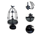 thumbnail image 6 of QSTDGVPW Bird Cage Candle Holder Elegant Candle Lantern for Wedding Party Table Decor Black, 6 of 9