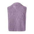 thumbnail image 5 of HJYCHN 2045 Women's Fall Winter Cardigan Long Sleeve Casual Solid Color Coat with Front Pocket Design Warm Wear Purple L, 5 of 5