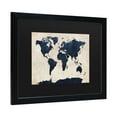 thumbnail image 2 of Trademark Fine Art 'World Map -Navy' Canvas Art by Michael Tompsett, 2 of 4