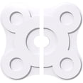 thumbnail image 2 of 36"OD x 3"ID x 12 1/2"C x 1"P Luna Architectural Grade PVC Contemporary Ceiling Medallion, Two Piece, 2 of 7