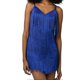 thumbnail image 1 of Women's Suspender Dress Versatile V-neck Sleeveless Short Skirt for Bar Club, 1 of 2