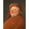 thumbnail image 2 of Eduard von Grützner 19x24 Gold Ornate Framed and Double Matted Museum Art Print Titled - Falstaff (1917), 2 of 4