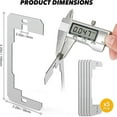 thumbnail image 4 of Wall Plate Spacers, Flush Fit Device Leveling Plates for Electrical Outlts Repair Tool, Receptacle S, 4 of 5