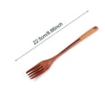 thumbnail image 2 of Wooden Kitchen Utensil,Reusable Non-Scratch Cooking Tools,8.86 Inches Wooden Cooking Utensils with Comfort Grip for Cooking,Mixing, Baking and Serving Nonstick Cookware, 2 of 2