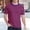 Brick Red, variant on YANGXINX Mens Striped T Shirt Color Block Summer Casual Short Sleeve Crew Neck Tee Soft Breathable Daily Wear Comfort Fit Tops